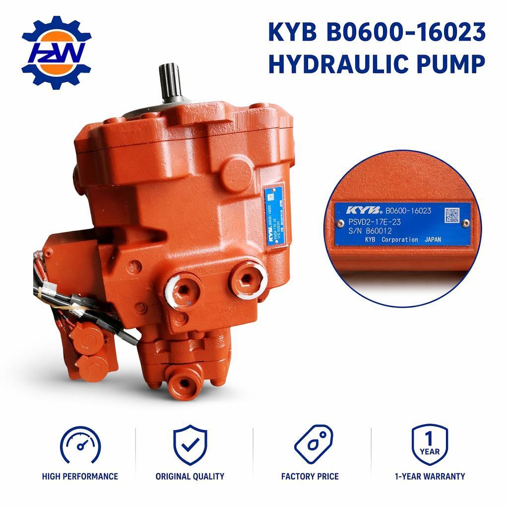 KYB Yanmar Mini Excavator Variable Displacement Hydraulic Pump B0600-16023 OEM Factory Supply
