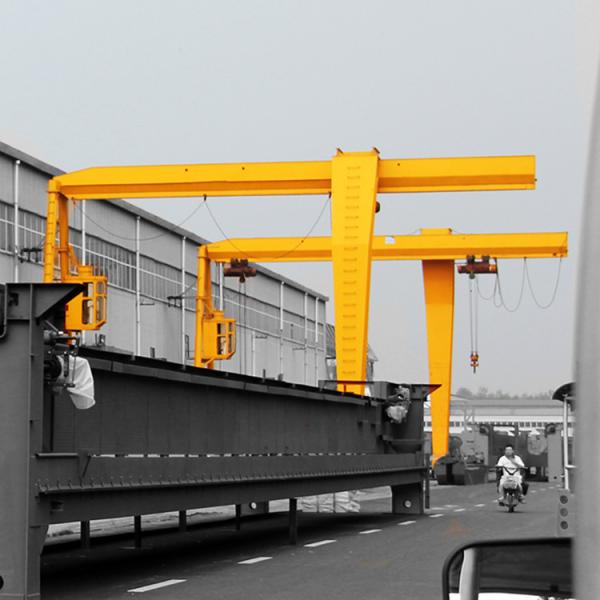 10T 6M A3 Q235 MH mobile  single beam gantry crane Remote Control