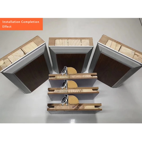 Wooden Door Silent Magnetic Suction Strip Door Magnetic Door Frame PVC Soft and Hard Composite Mute Bar