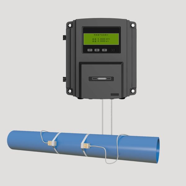 External-mounted ultrasonic flowmeter