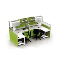 Verde Modular 2 4 6 Pessoas Escritório Estações de Trabalho Mesa Com Armário Superior