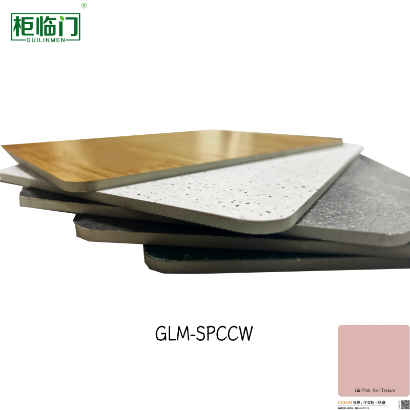 Waterproof SPC Crystal Wall Panel Stain Resistant Dirt Repellent SPC Sheet