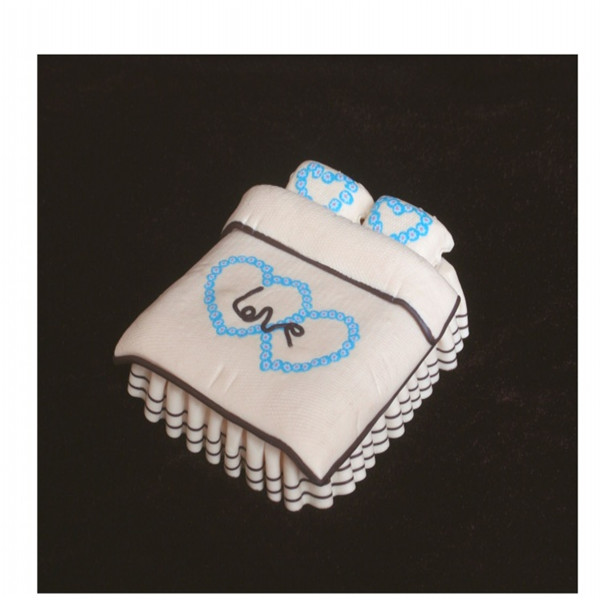 colorful model beds furniture bed, mini ceramic model bed for indoor indoor scene