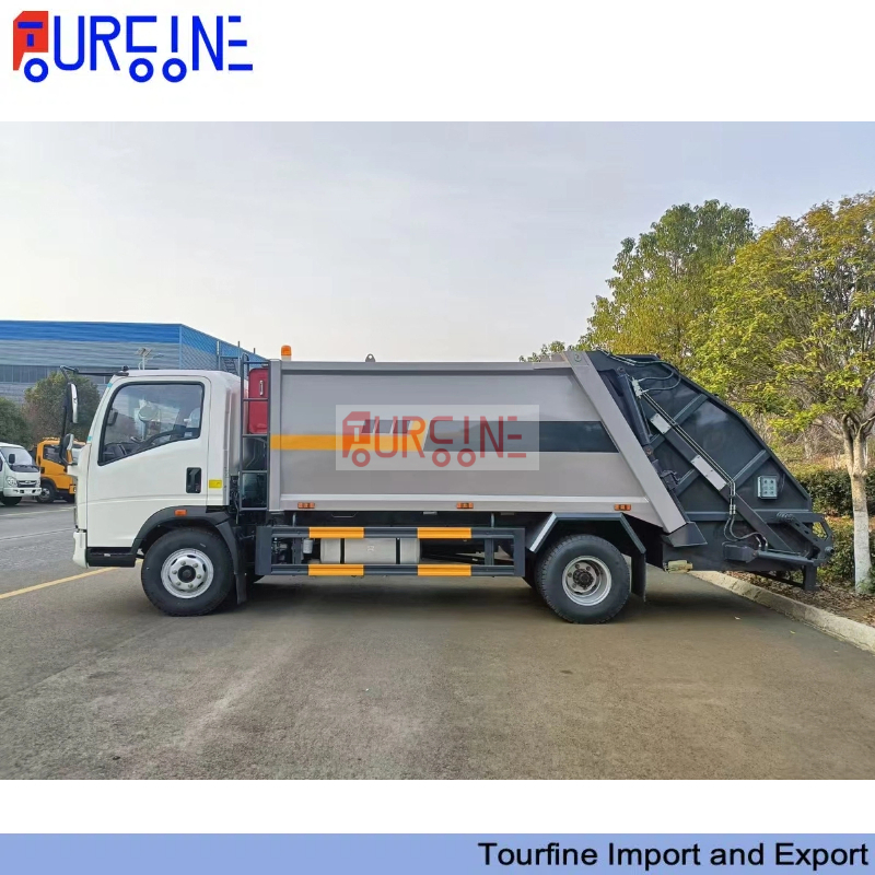 10CBM Hydraulic Garbage Truck HOWO 6 Wheel Chassis for Municipal Waste Collection