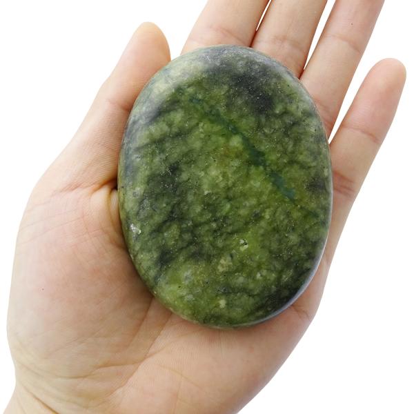 Natural Xiuyan Jade Healing Hot Stones Set for Professional Massage and Spa Relaxation