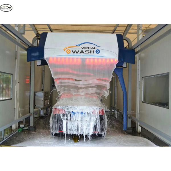 3400mm Installation Height Fully Automatic Touchless Car Washer With Detergent Spraying