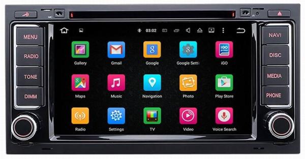 Ouchuangbo car dvd audio radio 2G RAM andrioid 7.1 for Volkswagen Touareg T5 with bluetooth 3G Wifi Rear View Camera