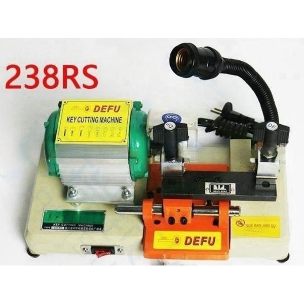 120W Motor Power Defu 238RS Horizontal Key Cutting Machine for Materials ABS and Steel