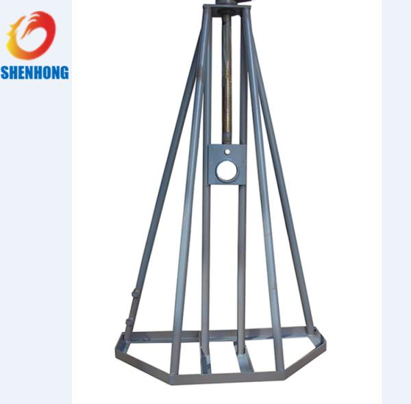 ISO Underground Cable Installation ToolsReel Payout Stand for Power Construction