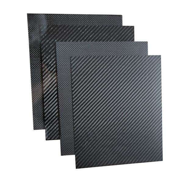 Folhas de fibra de carbono de 10 mm de espessura 100% painel de fibra de carbono 3K