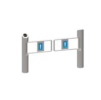 La porte de tourniquet d'oscillation de contact sec a balayé l'anti percée d'acier inoxydable