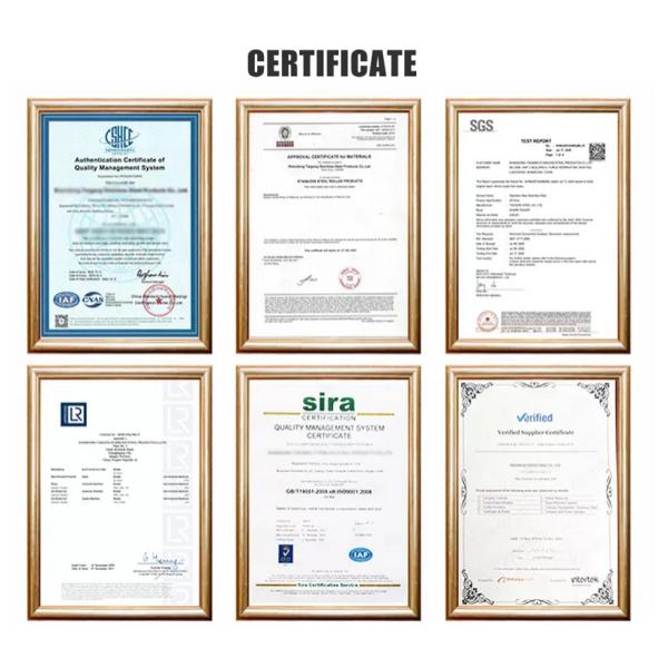 1 Inch Diameter Stainless Steel Tube 420J1 2507 Corrosion Resistance For Decoration