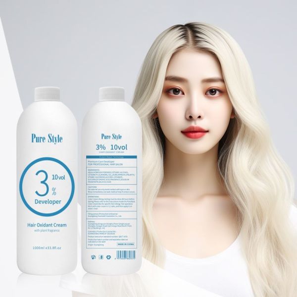 1000ml Développeur Professionnel au Peroxyde Crème Oxydante pour Cheveux Naturels OEM/ODM