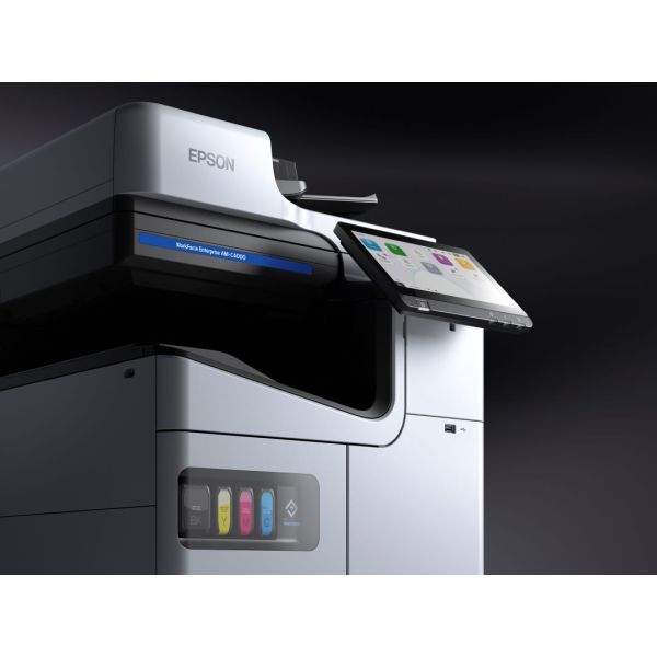 AM-C4000 Color Multifunction Printer with Printing Copying Scanning Functions for Small to Medium Business Office