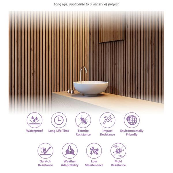 SGS делает Antisepsis водостойким трубки 2.9m PVC неубедительный квадратный никакой отказ