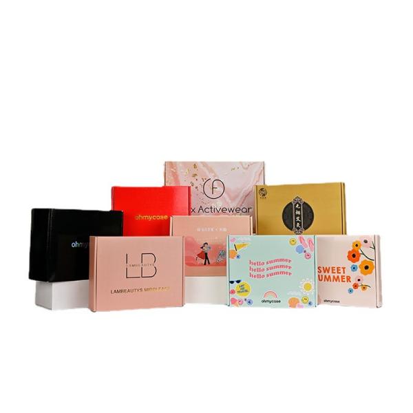 Factory Customized Design Corrugated Paper Box Gifts Boutique Folding Carton Outer Paper Packaging Shipping Boxes
