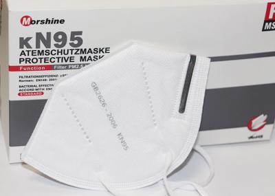 White KN95 Medical Mask Isolation Face Mask For Personal Safety