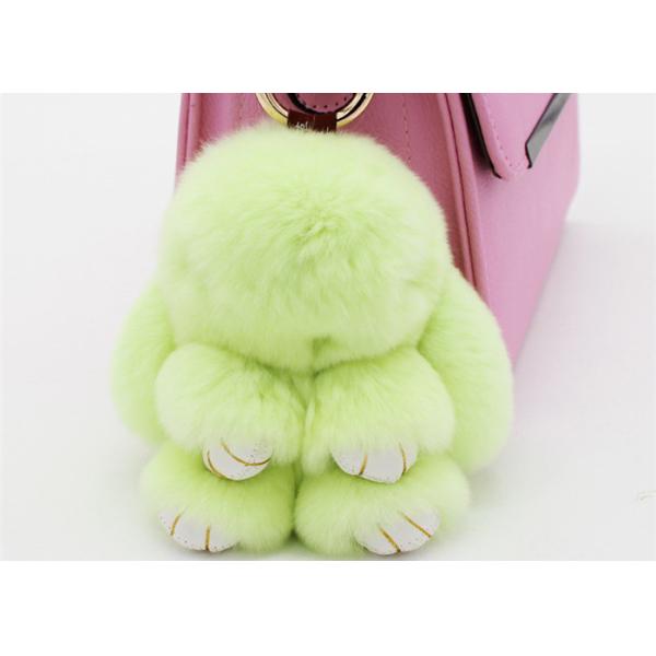 Легковес см Кейчайн 15 меха кролика плюша Брауна Хандмаде для сумки