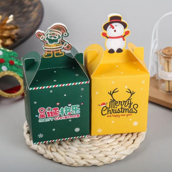 Оптовая подарочная коробка рождества упаковывая подарочные коробки складной бумаги упаковывая