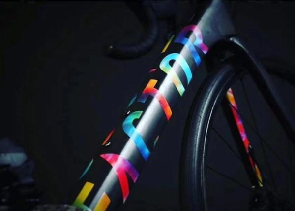Weatherproof Bicycle Frame Decals Water Transfer Printing Method Easy To Cut
