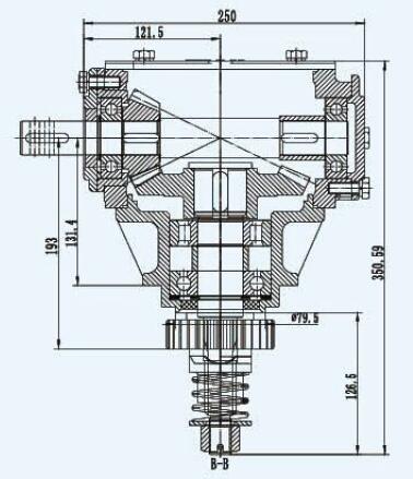 Conveyor Mill Machine Industrial Worm Gearbox Reducer