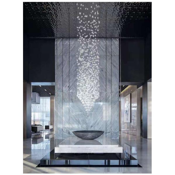 Modern Luxury DIY Glass Large Crystal Stone Chandelier Large classic chandelier (WH-NC-101)