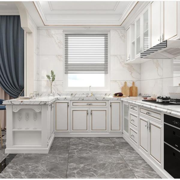 3000mm Solid Wood Kitchen Cabinets
