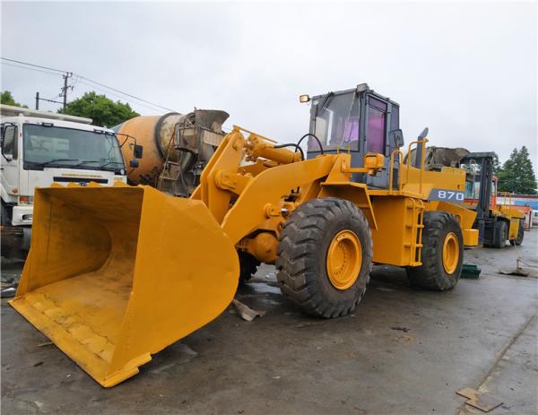5000kg Rated Load Used Wheel Loaders Payloader 870 Close Cab Used Loader