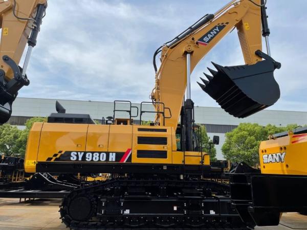 Sany SY980H Excavateurs hydrauliques utilisés Équipement de grande taille pour l'excavation des terres