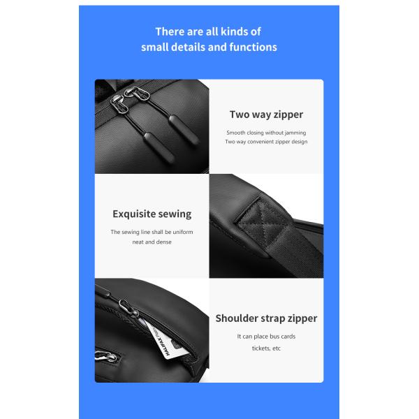 Минглу Противоплёски ткань мужской одностепенный рюкзак мужской рюкзак