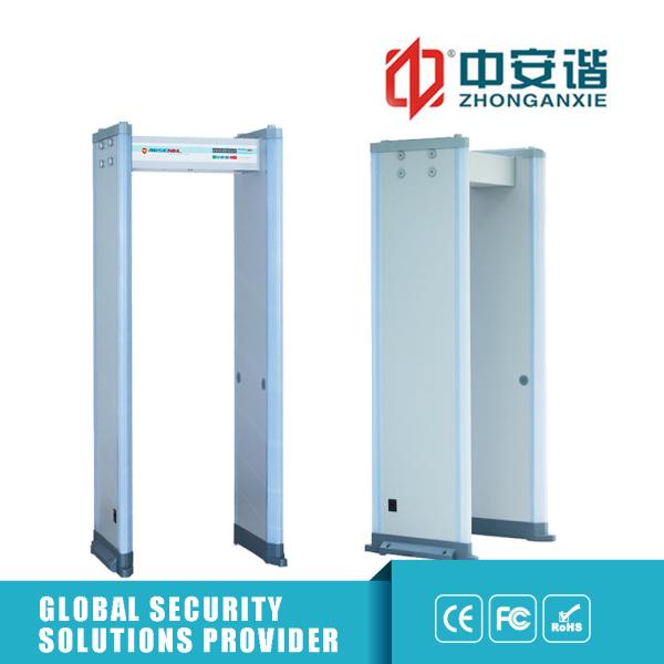 455 Sensitivity Portable Door Frame Metal Detector 6 Zones 30W With LED Battery