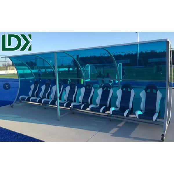 Sillones de fútbol de aluminio portátil