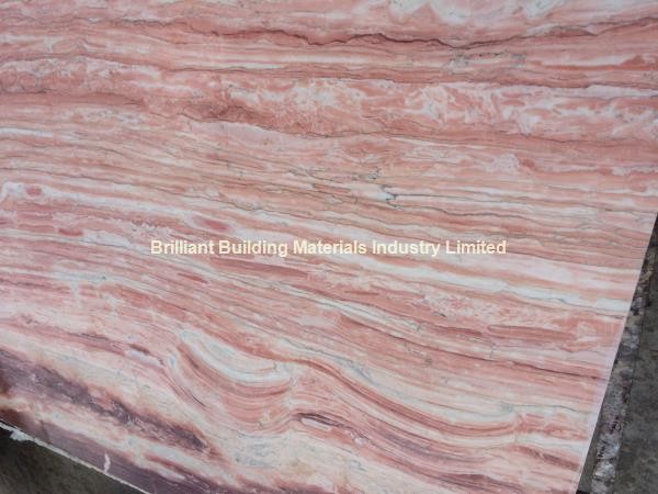 Pink Veins Marble Slab, Natural Pink Marble Slab