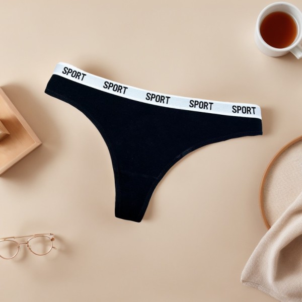 Women Thong Panty 95%cotton Underwear Women Thong Sexy New Design S M L Female Thong Panties