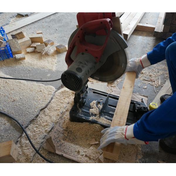 Перчатки безопасности кожи тумака половинной подкладки прорезиновые