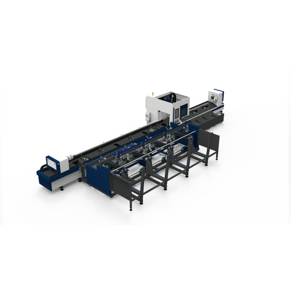 QH-GC3-H    3-Chuck Heavy Duty Lathe Tube Cutting Machine Weldseam Identification Side-mounted Lathe