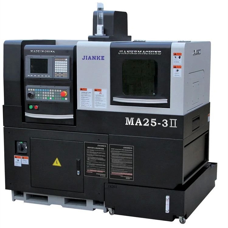JIANKE MA25-3II High-Speed Cutting Swiss Type Automatic Lathe with Dual Spindles for 1.5 Inches Workpieces