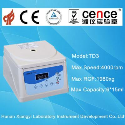 Centrifugador clássico de baixa velocidade de alta qualidade TD3 PRP de Benchtop
