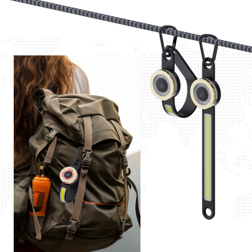 15000-Hour Working Time Multifunctional Rechargeable Head Light for Outdoor Camping