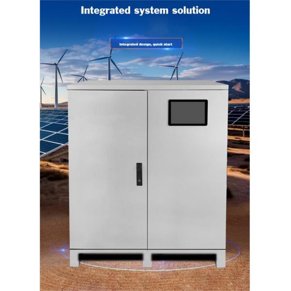 Armoire de stockage d'énergie commerciale et industrielle 50-200 kWh refroidie par liquide