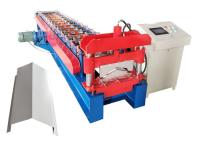 Gestion par ordinateur Ridge Cap Roll Forming Machine 15 étapes de formation avec le coupeur hydraulique