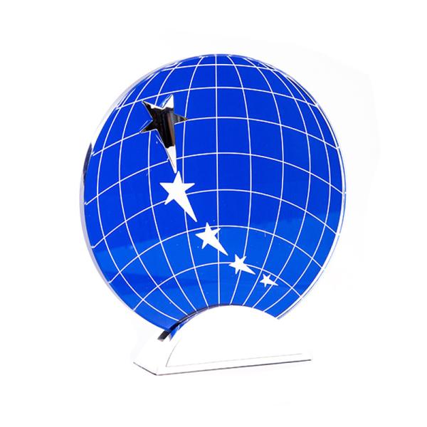 Acrylic Basketball Taekwondo Trophies Souvenir Statuette Laser Engraving