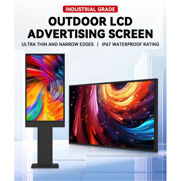 Señalización digital para exteriores de 55 pulgadas con 3000 cd de brillo, relación de aspecto 16:9 y 1 año de garantía
