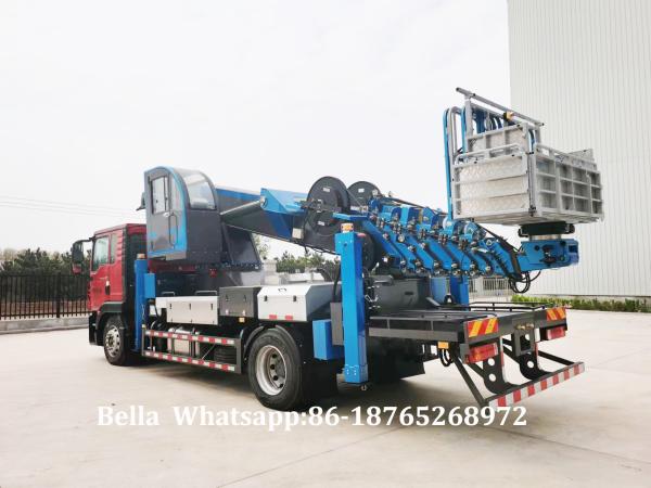 21m 23m 25m 29m 38m 45m Aerial Bucket Truck Mounted Aerial Working Platform Aerial Lift Truck With Bucket