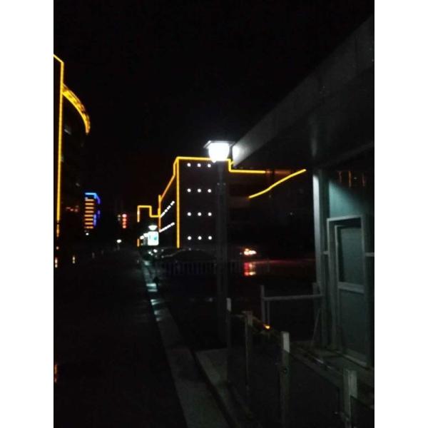 IP65 Solar Powered Led Yard Lights Solar Panel Exterior Lights 25 Years Life Time