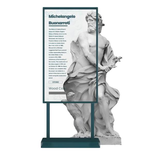 55 Inch Interactive Transparent OLED Display for Museums, Theaters and Smart Digital Signage