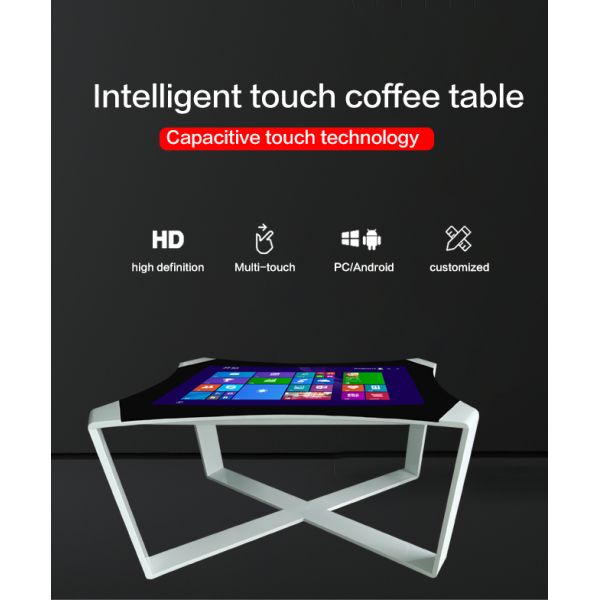 43 Inch LCD Advertising Player Smart Education interactive Multitouch Coffee Table