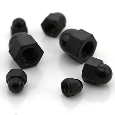 Porcas de tampão de nylon de aço inoxidável decorativas de M3-M12 DIN7983 SS304 para dispositivos elétricos claros