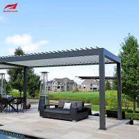 Aluminum Retractable Pergola For Outdoor Scenes Controlled By Remote Control And Smart Home Integration