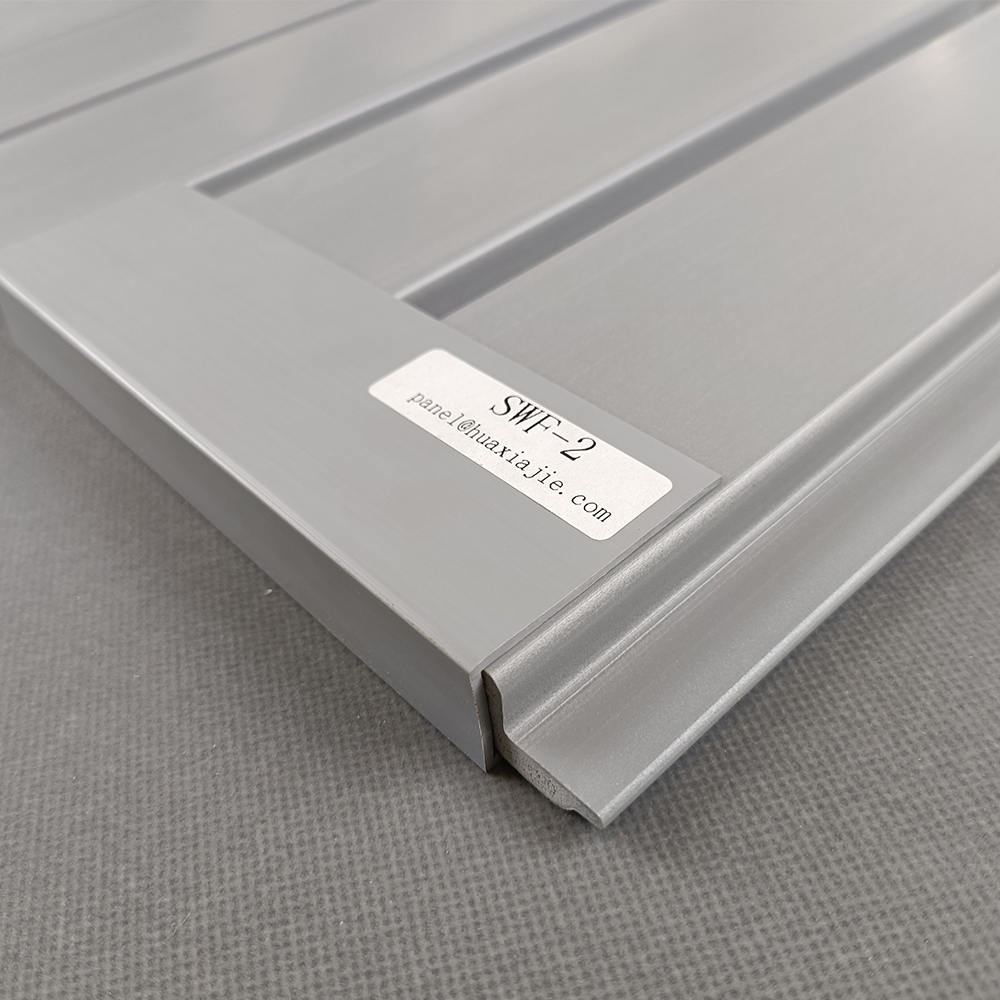 Цвет панели Pvc Slatwall прессформы крышки конца декоративный белый черный серый